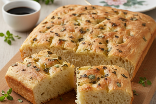 A focaccia egy lisztből, vízből, élesztőből készült kenyérféle. Számos fajtája ismert, amelyeket az ízesítés és az elkészítés módja különböztet meg egymástól.