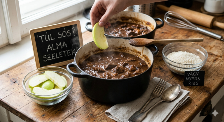 Konyhai balesetek megmentése: sós leves és csomós szósz javítása házi praktikákkal